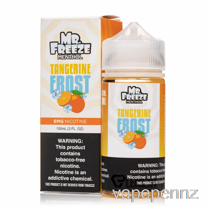 Tangerine Frost - Mr Freeze - 100mL 0mg VAPE NZ